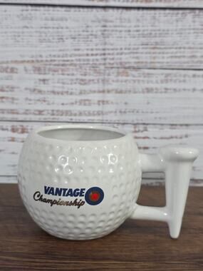 Vantage Gold Championship 3-D Golf Ball & Tee Coffee Mug